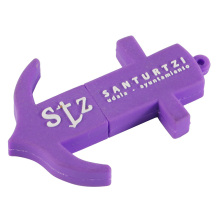 Фиолетовый якорь Форма USB флэш-накопитель с брелок (EP017)